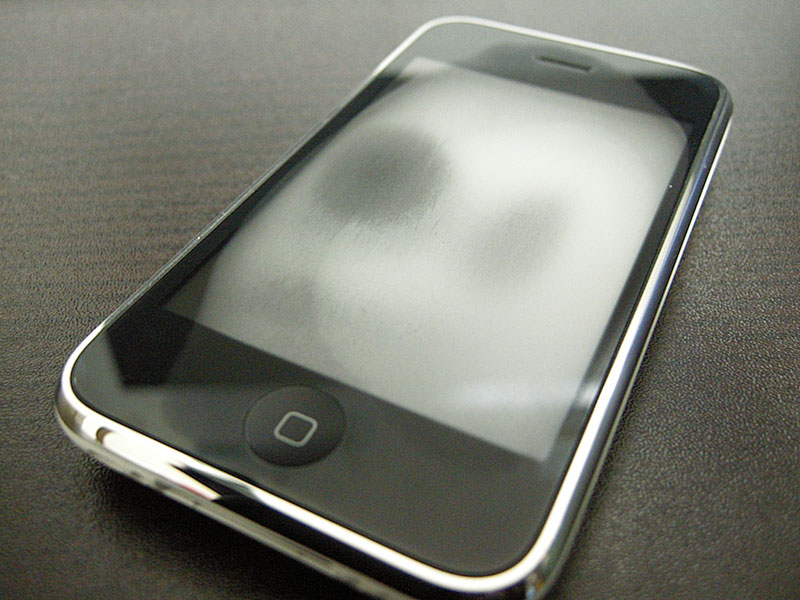 Iphone 3gsの画面コーティングが 林檎で作ろう楽しもう