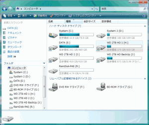 Windowsではドライブごと共有をかけた