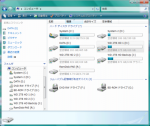 Windowsではドライブごと共有をかけた